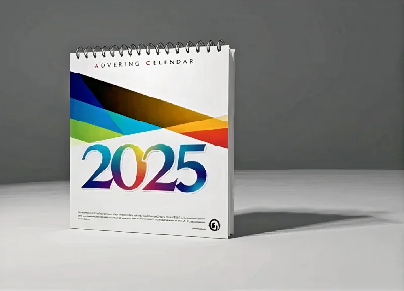 Calendario promocional con grabado de logo para empresas en Chile