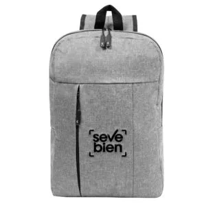 MOCHILA CITY — de tela — personalizada con impresión de marca corporativa