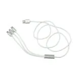 Cable con adaptador MADISON — Producto de plástico — personalizado con impresión de marca corporativa