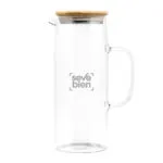 Jarra con tapa BAMBJUG — Producto de plástico — personalizado con impresión de marca corporativa