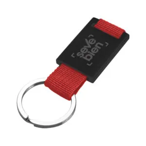 Llavero SPORT DAY — de acero inoxidable — personalizado con impresión de marca corporativa