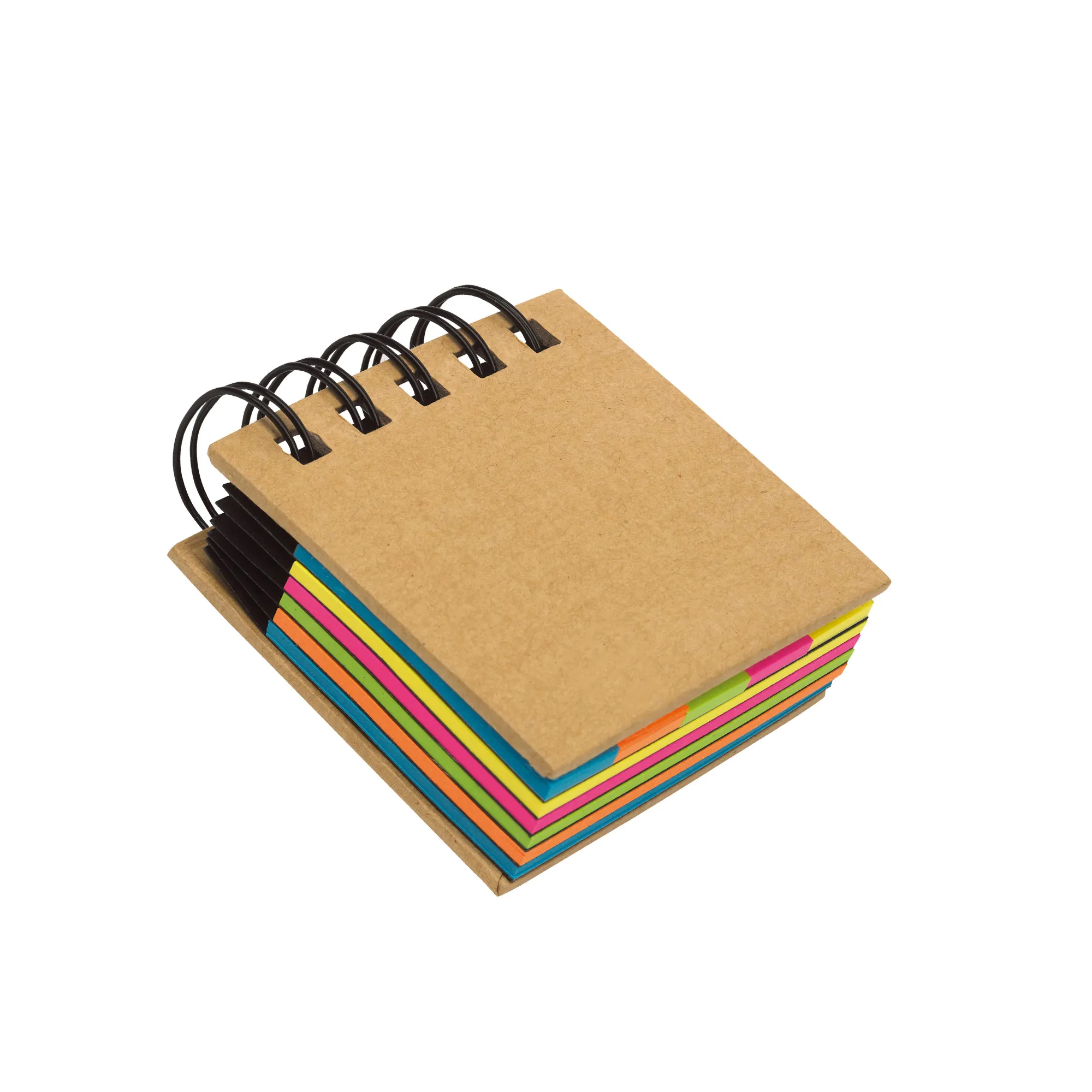 MEMO BOX ESPIRAL — vista lateral — para regalo empresarial con logo
