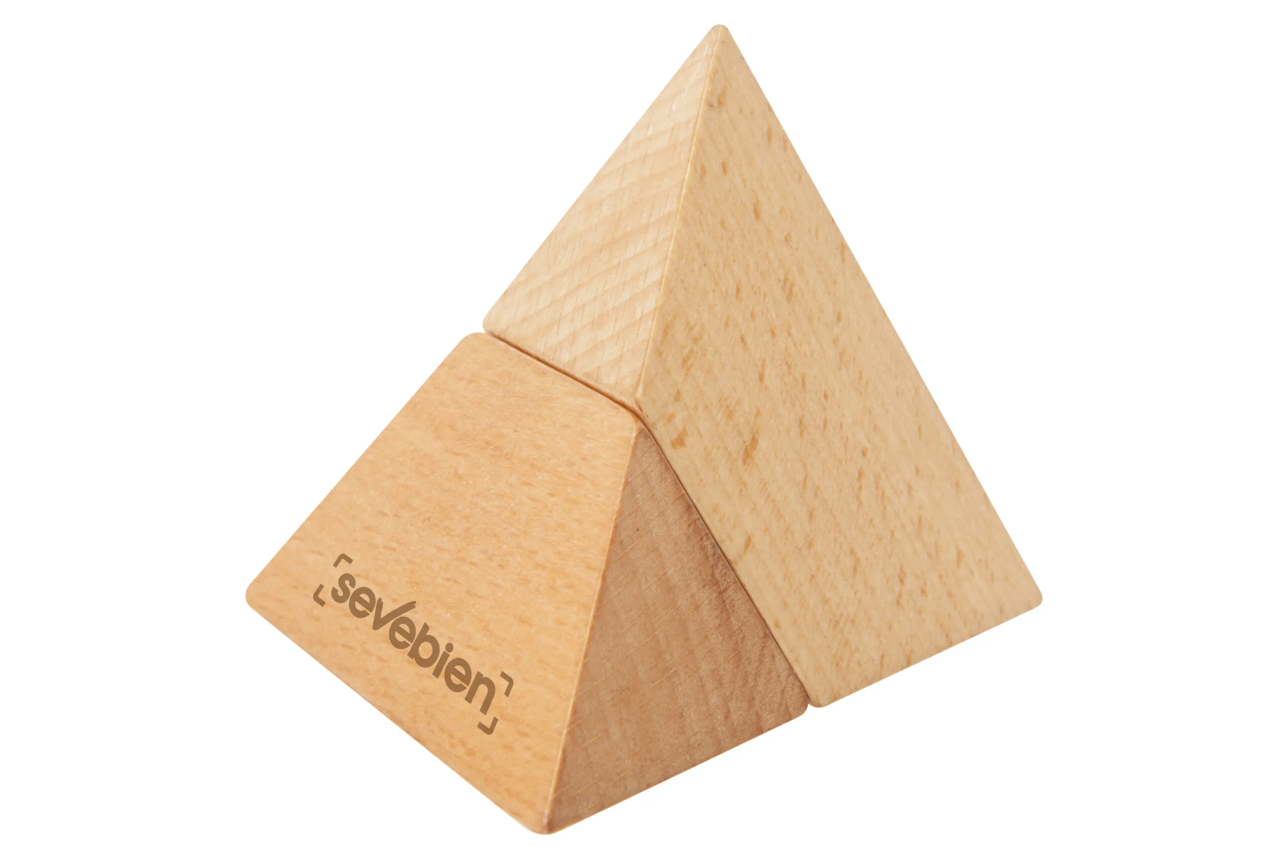 Juego De Ingenio Piramide — Producto de plástico — personalizado con impresión de marca corporativa