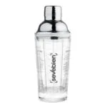 Coctelera de vidrio KOKOMO — Producto de vidrio — personalizado con impresión de marca corporativa