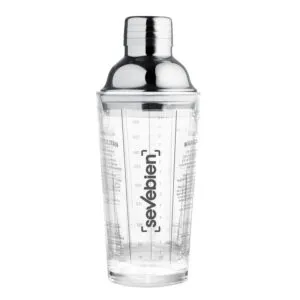 Coctelera de vidrio KOKOMO — Producto de vidrio — personalizado con impresión de marca corporativa