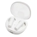 Auriculares bluetooth SHELL — Producto de plástico — personalizado con impresión de marca corporativa
