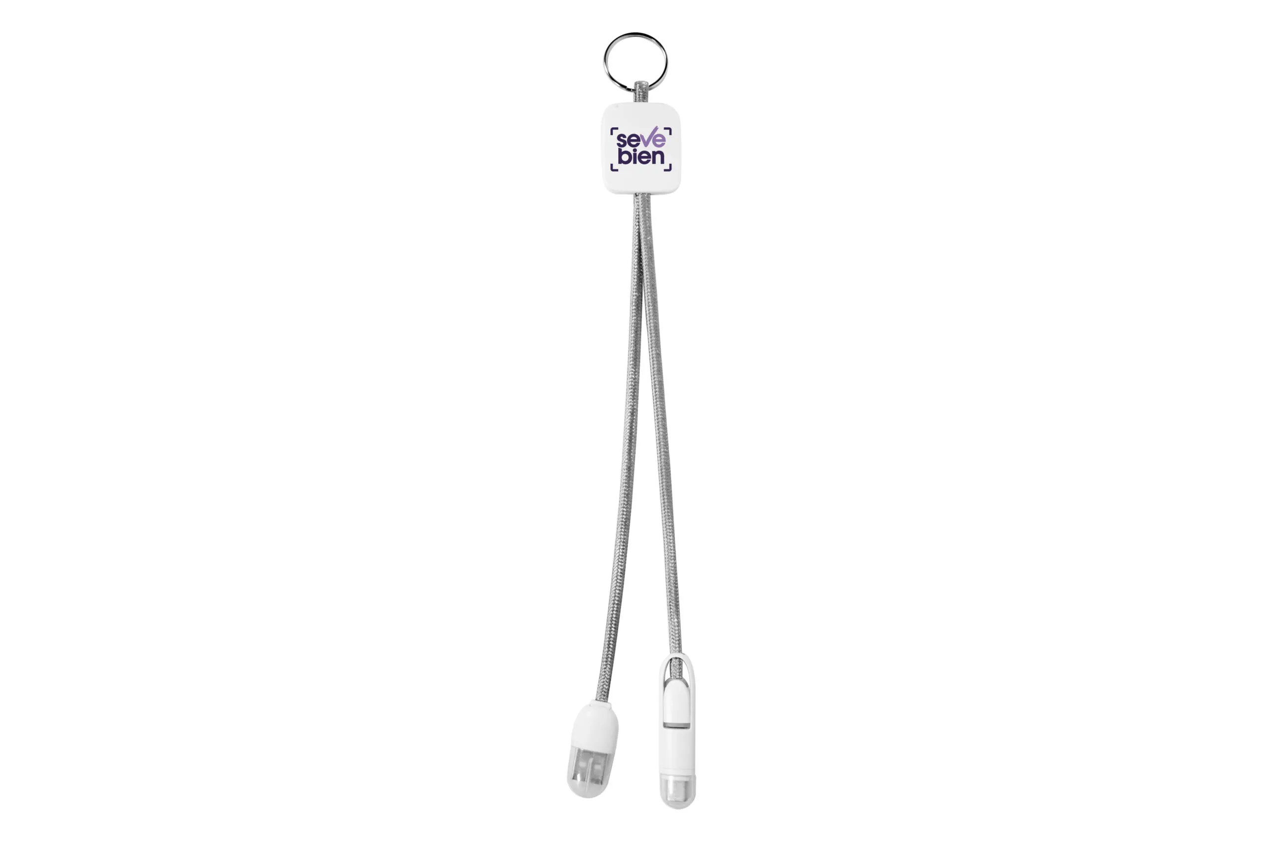 CABLE CARGADOR DE CELULARES CELLER — Dispositivo electrónico de plástico — personalizado con impresión de marca corporativa