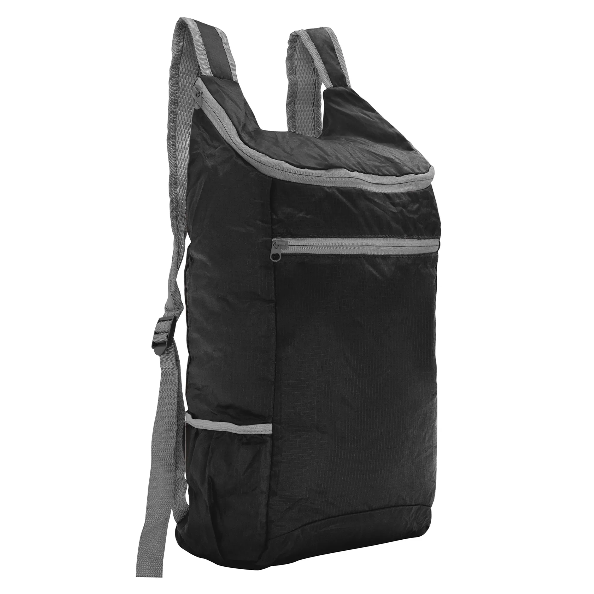 Mochila OPTIMA — vista trasera — publicitaria personalizada Chile