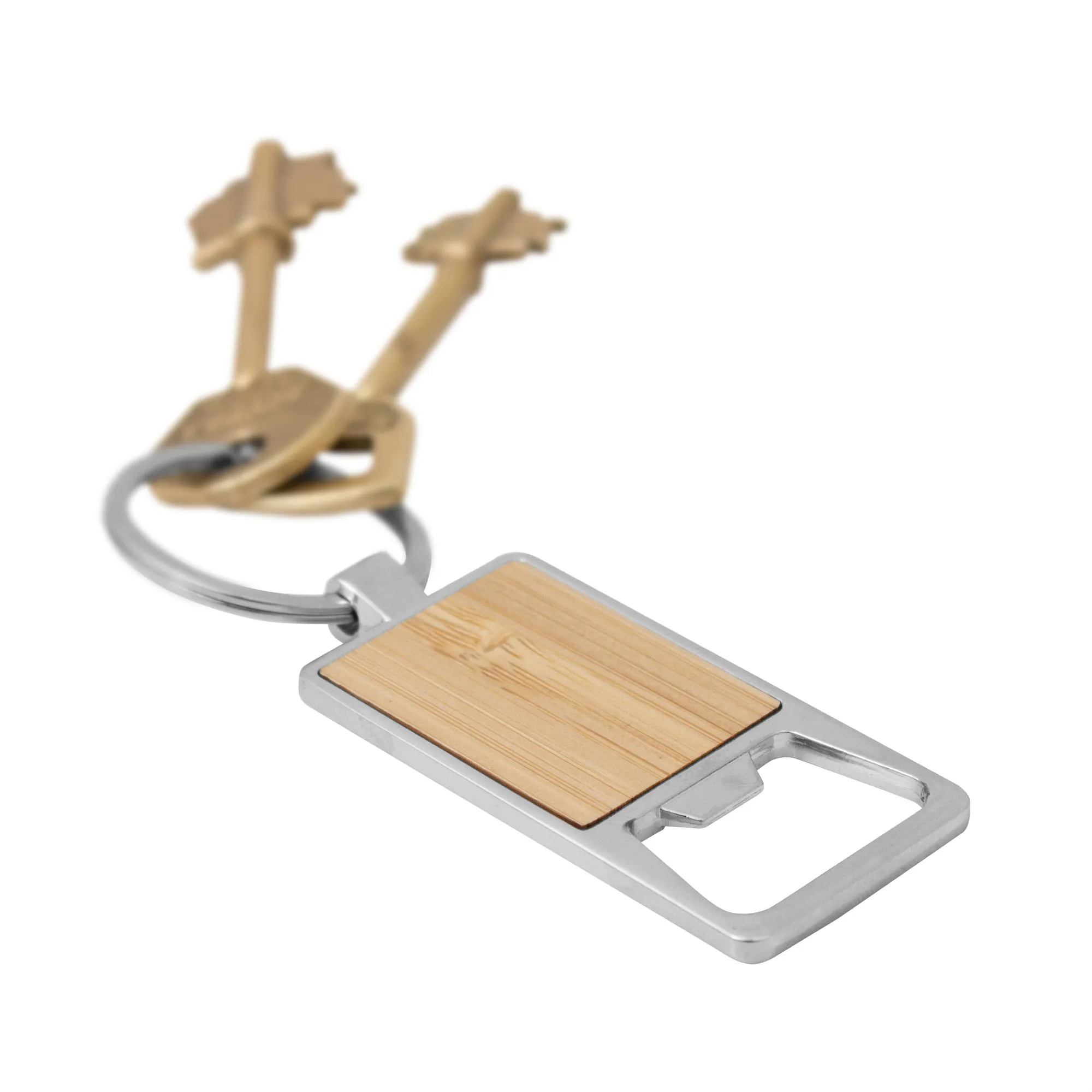 Llavero destapador KIDRINK — vista lateral — para regalo empresarial con logo