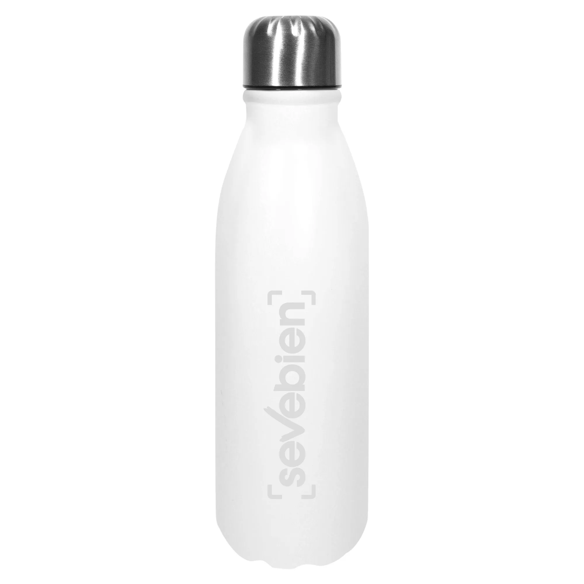 Botella ¨Chloe¨ — de acero inoxidable — personalizada con impresión de marca corporativa