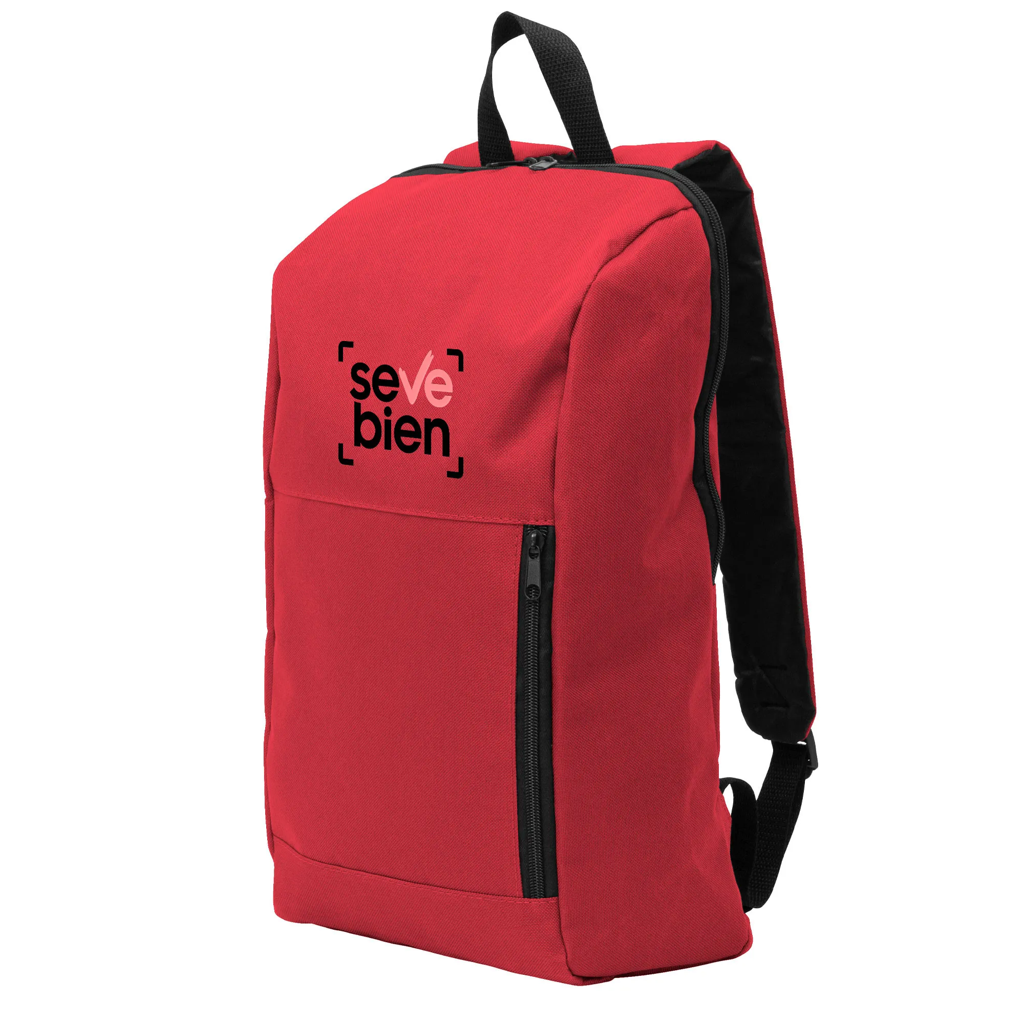 Mochila Gama — de tela — personalizada con impresión de marca corporativa
