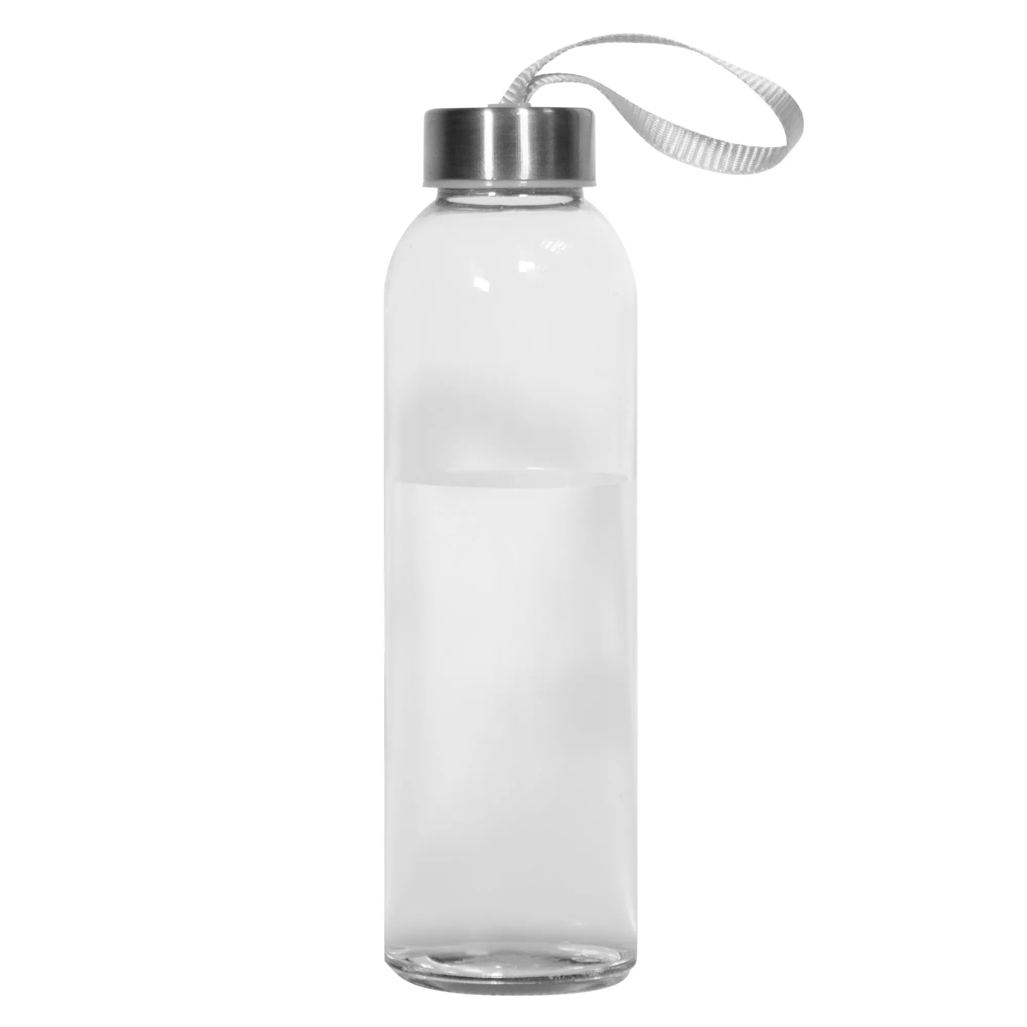 Botella de vidrio ¨ANANÁ¨ — vista lateral — para regalo empresarial con logo