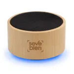 Parlante bluetooth CANNES — de plástico — personalizado con impresión de marca corporativa