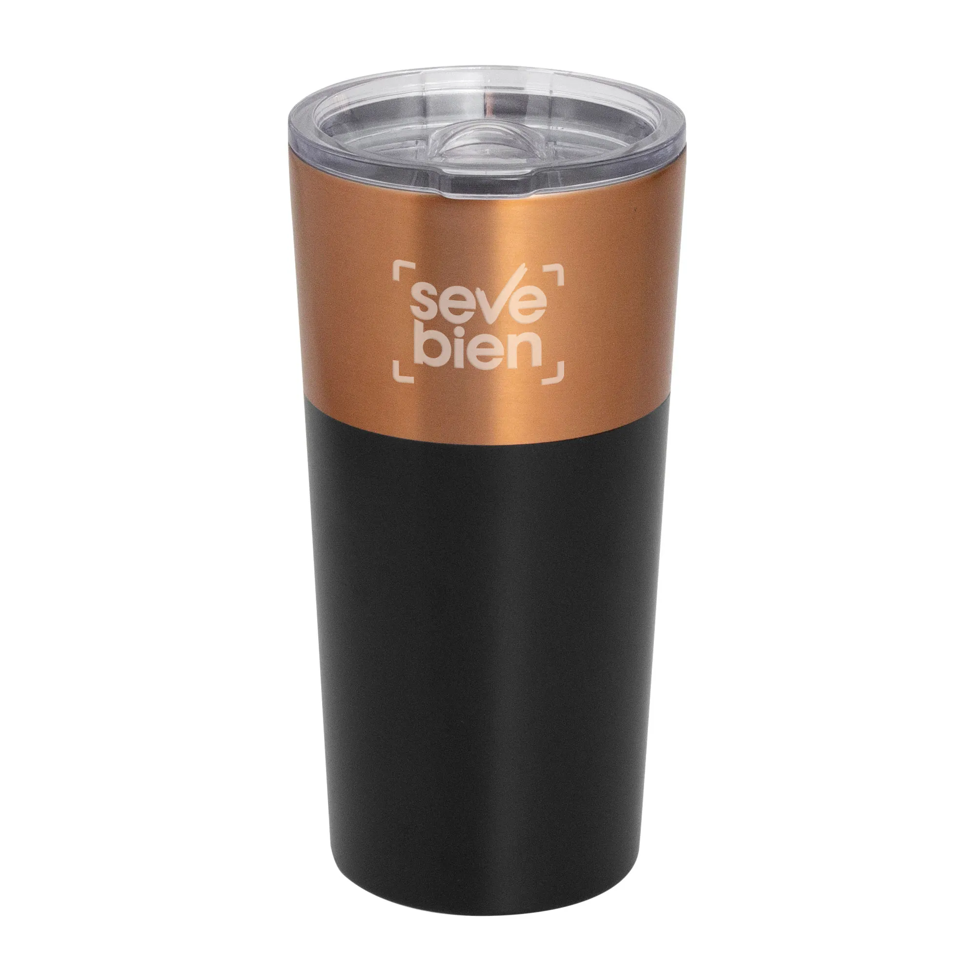 Mug térmico SIRI — de cerámica — personalizada con impresión de marca corporativa