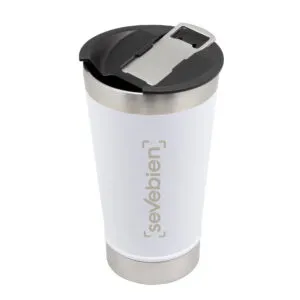Mug térmico MUG-BAR — de cerámica — personalizada con impresión de marca corporativa