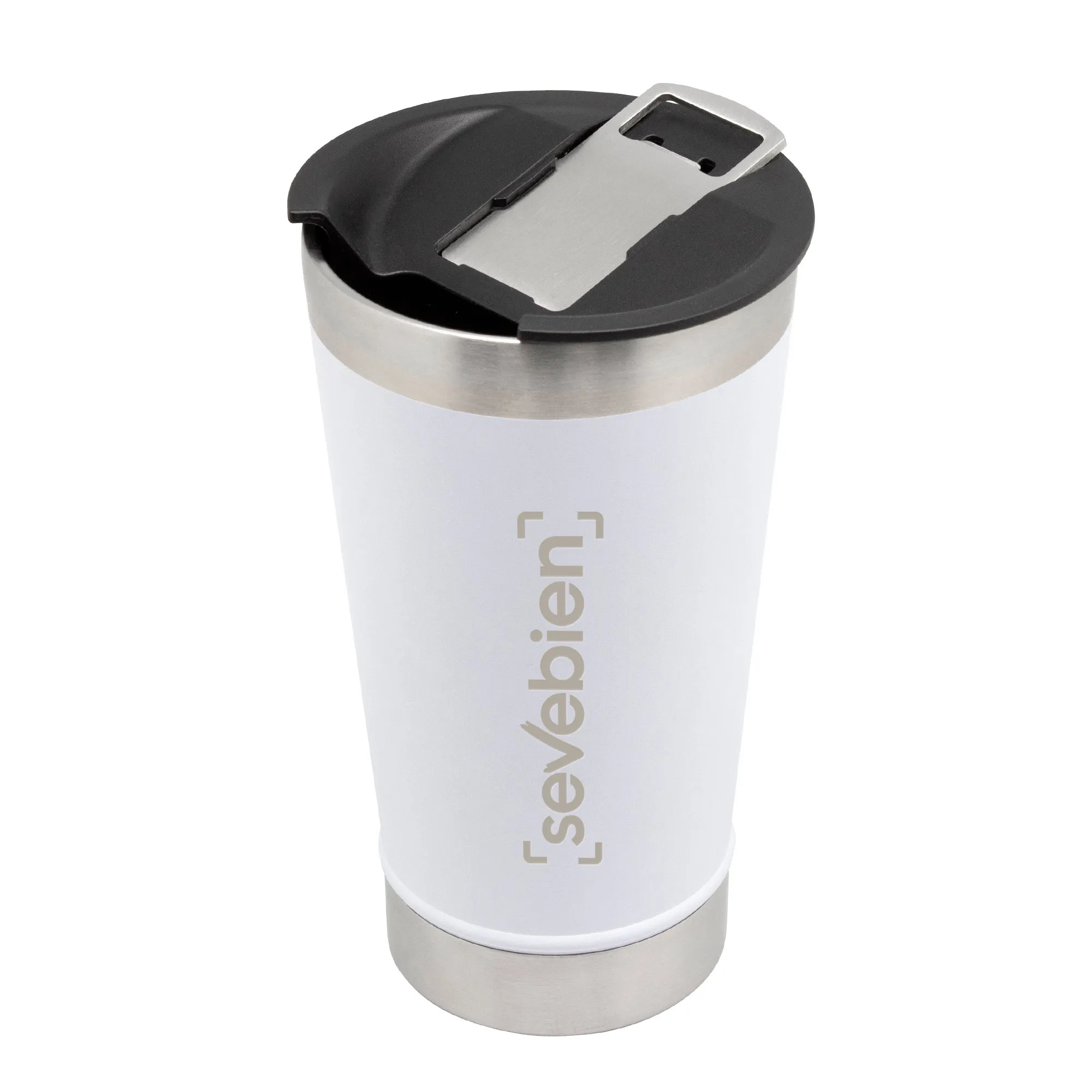 Mug térmico MUG-BAR — de cerámica — personalizada con impresión de marca corporativa