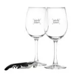 Set de vino BRINDIS — personalizado con impresión de marca corporativa