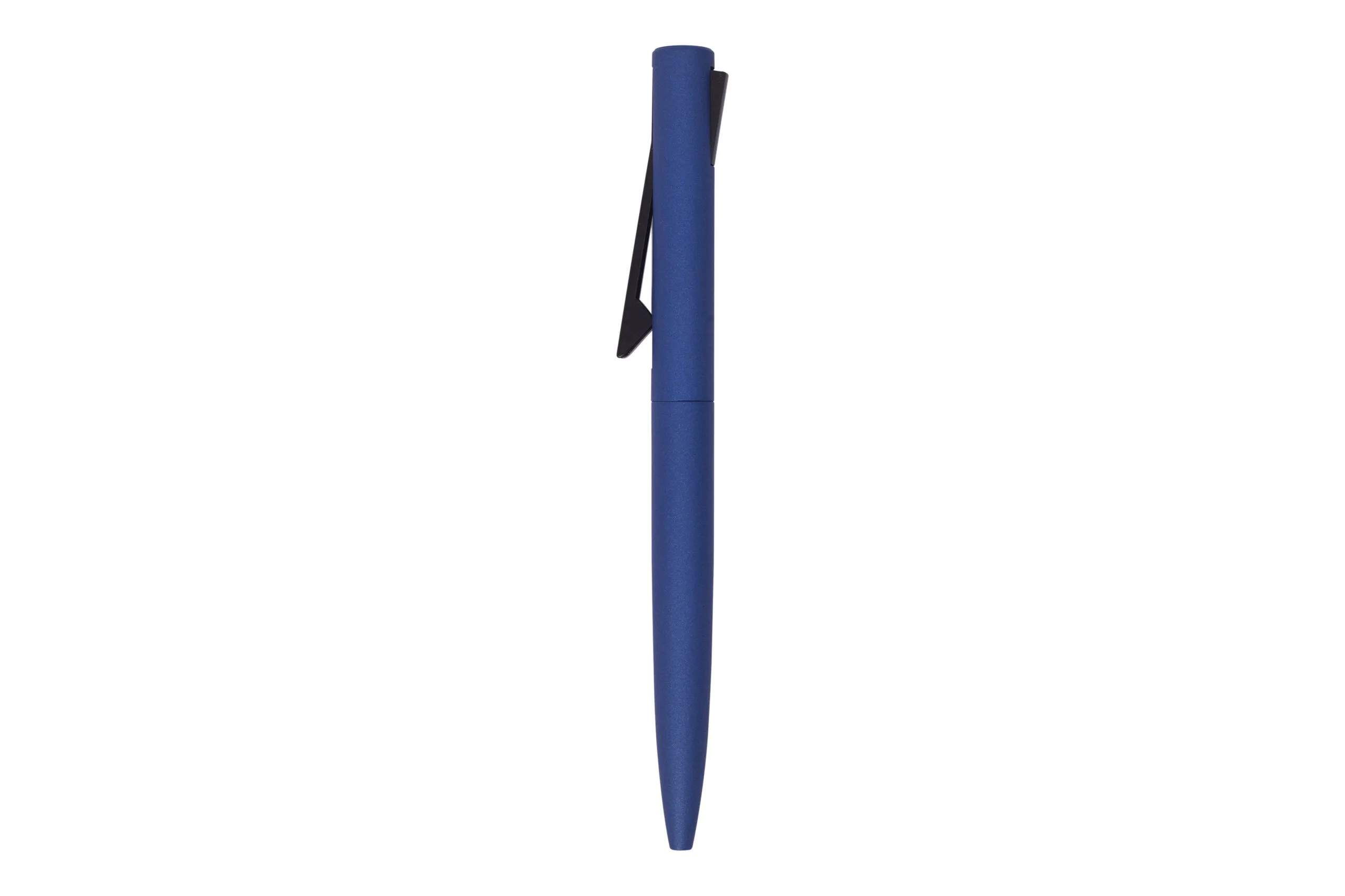 BOLÍGRAFO BREST TINTA AZUL — vista lateral — para regalo empresarial con logo
