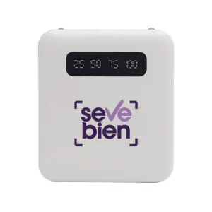 Powerbank multipuerto CONNECTICUT — Producto de plástico — personalizado con impresión de marca corporativa