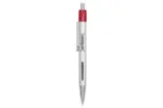 BOLÍGRAFO SILVER — de plástico color plateado — personalizado con impresión de marca corporativa