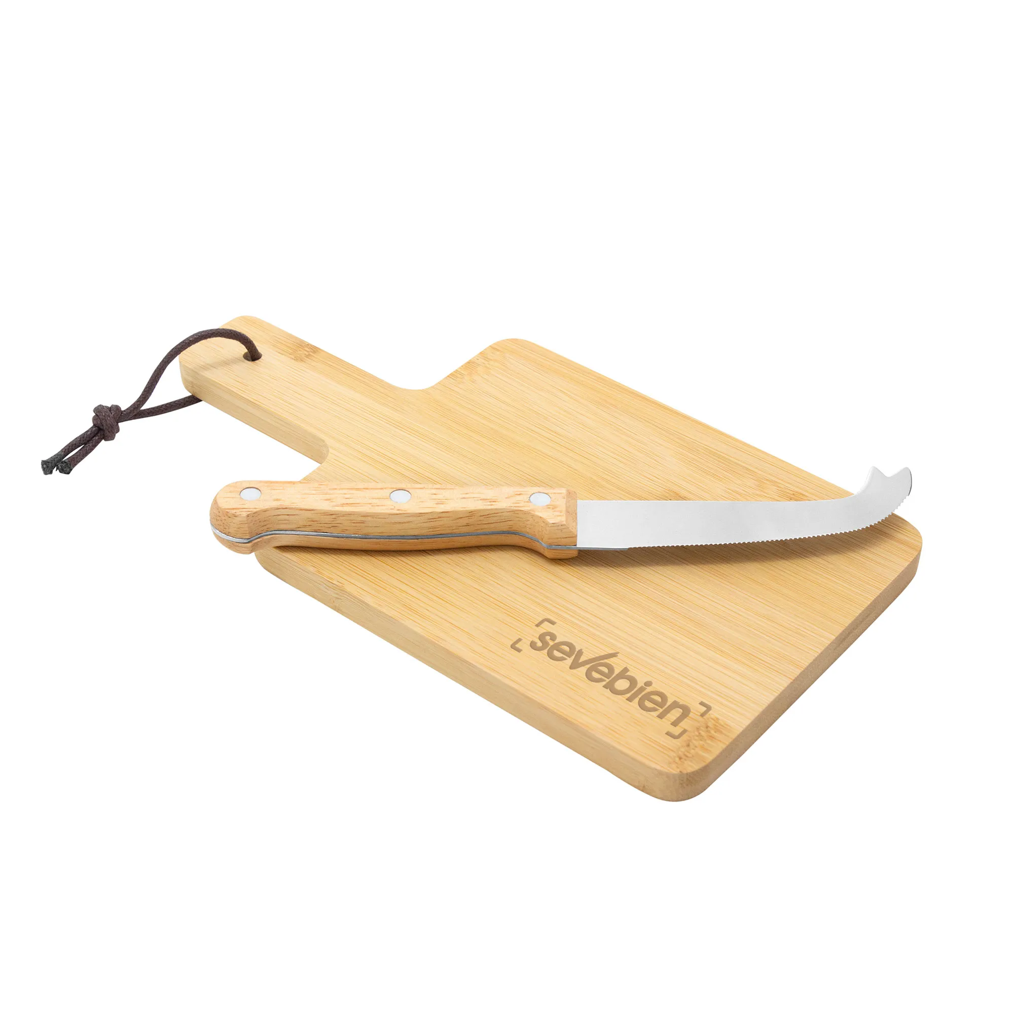 Tabla para quesos BAMBCHIS — Producto de plástico — personalizado con impresión de marca corporativa