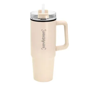 Mug MEGA — de cerámica — personalizada con impresión de marca corporativa