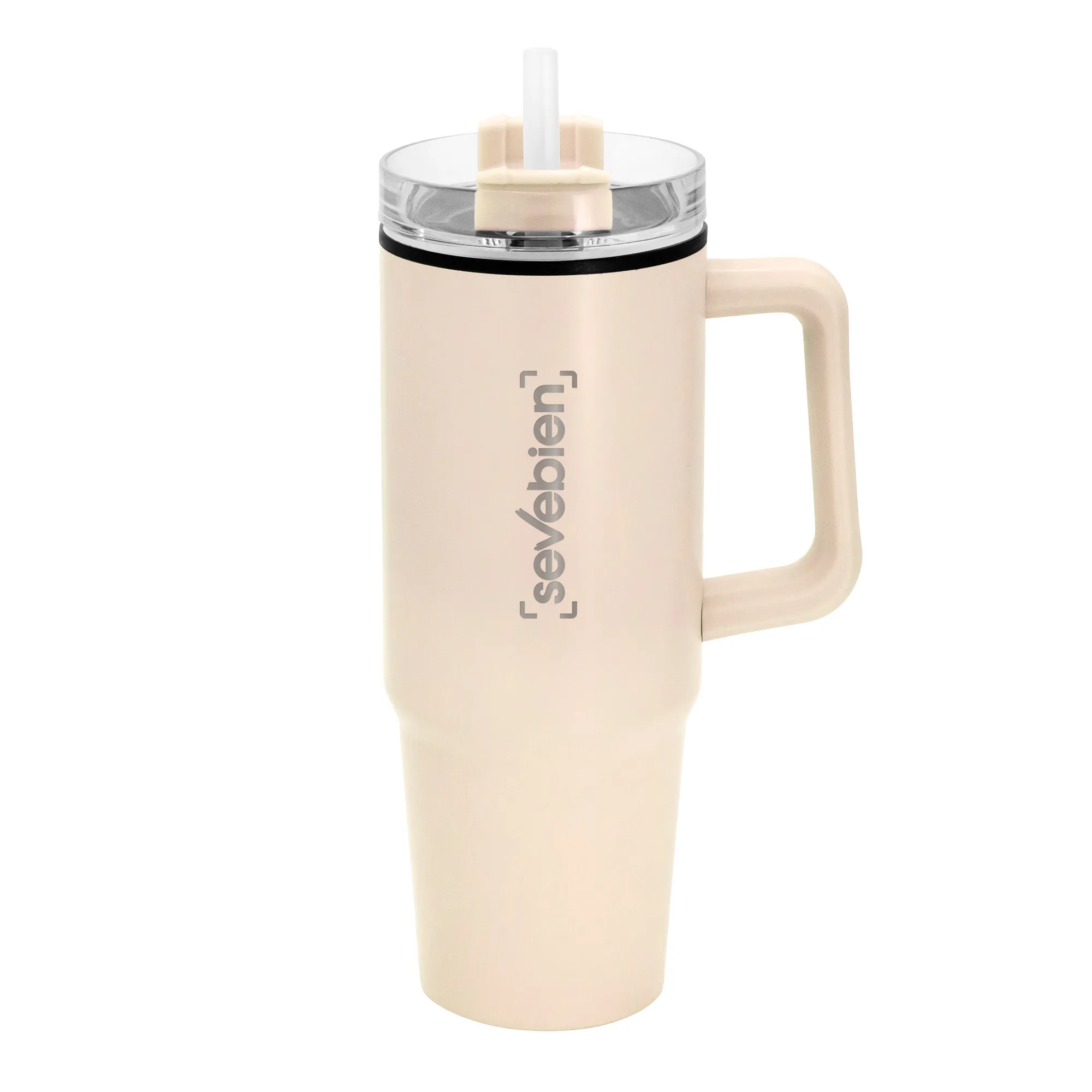 Mug MEGA — de cerámica — personalizada con impresión de marca corporativa