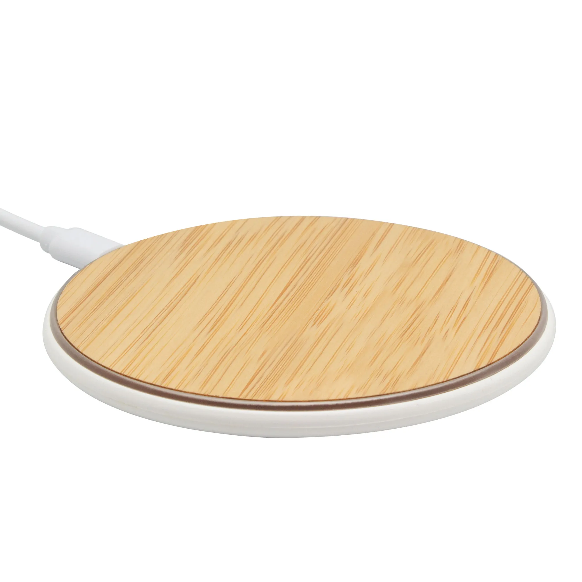 Cargador Inalambrico Compact — vista lateral — para regalo empresarial con logo