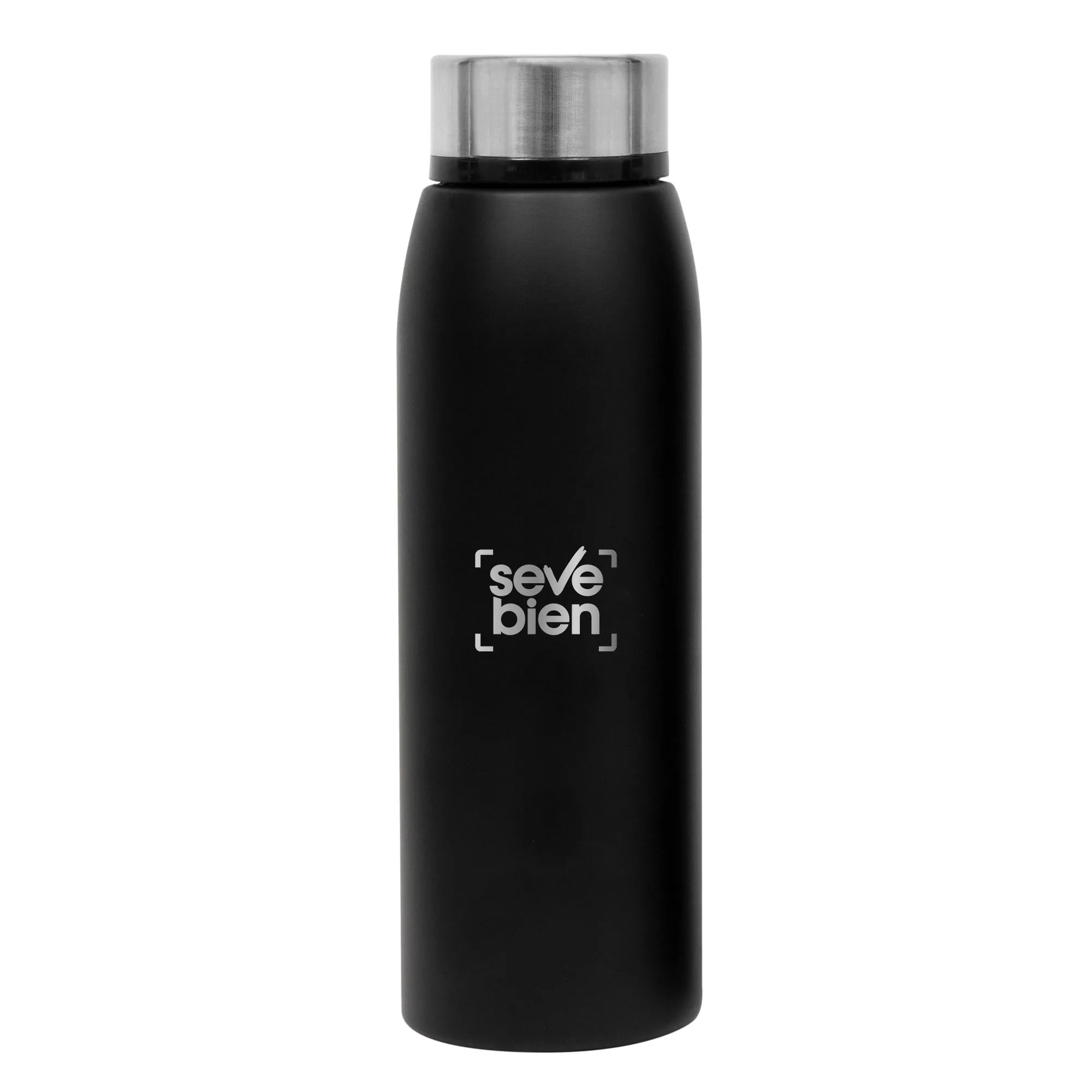 BOTELLA TÉRMICA OTAWA I — de acero inoxidable — personalizada con impresión de marca corporativa