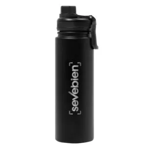 Botella térmica KING — de acero inoxidable — personalizada con impresión de marca corporativa