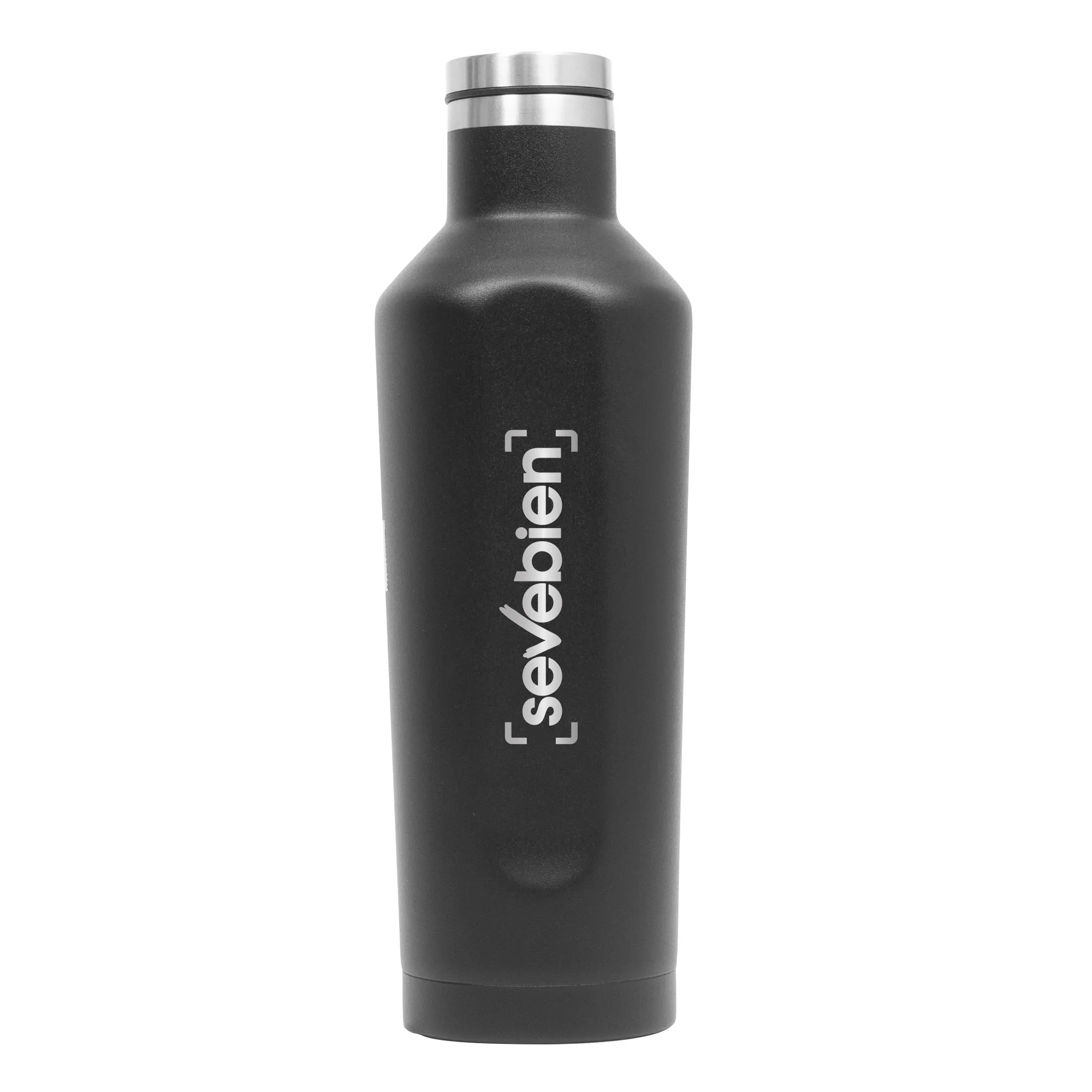 Botella TÉrmica voda — de acero inoxidable — personalizada con impresión de marca corporativa