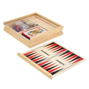 Set de juegos JAVFAN — personalizado con impresión de marca corporativa