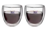 SET DE VASOS DE VIDRIO GLASGOW — de vidrio — personalizado con impresión de marca corporativa