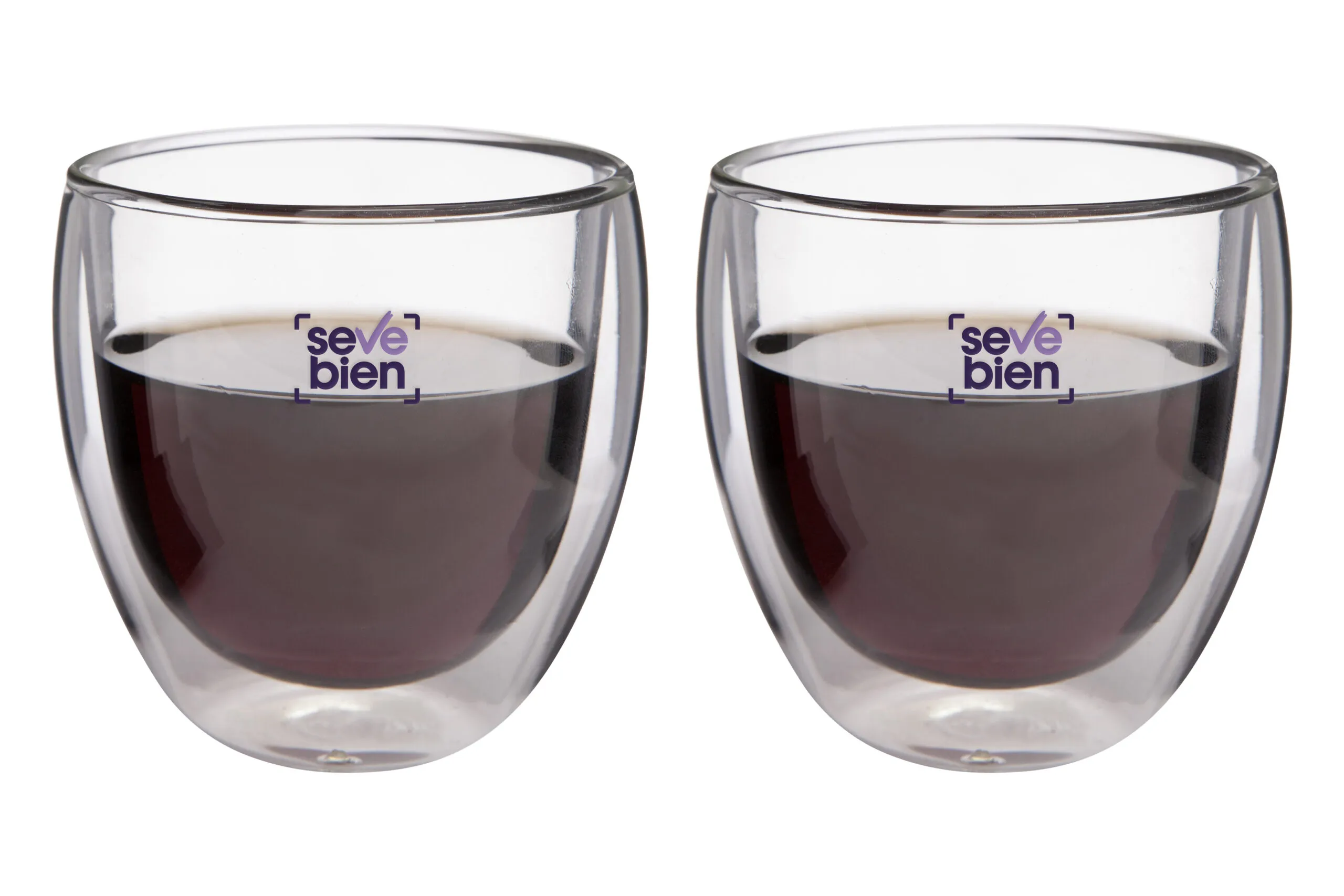 SET DE VASOS DE VIDRIO GLASGOW — de vidrio — personalizado con impresión de marca corporativa