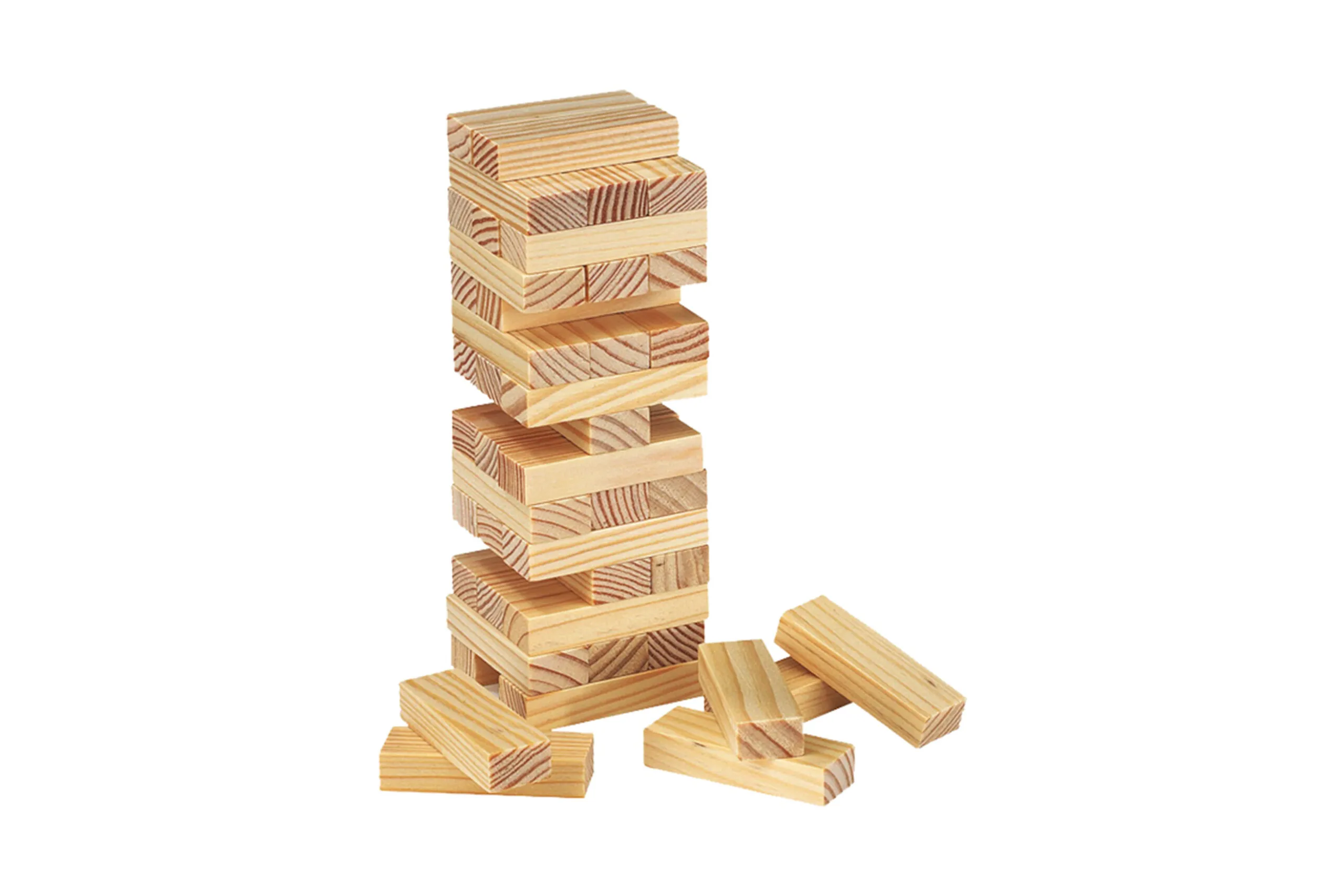 JUEGO DE HABILIDAD JENGA — vista lateral — para regalo empresarial con logo