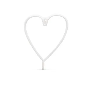 LUZ NEÓN CORAZÓN — Producto de plástico — personalizado con impresión de marca corporativa