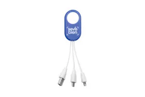 Cable adaptador Felin — Producto de plástico — personalizado con impresión de marca corporativa