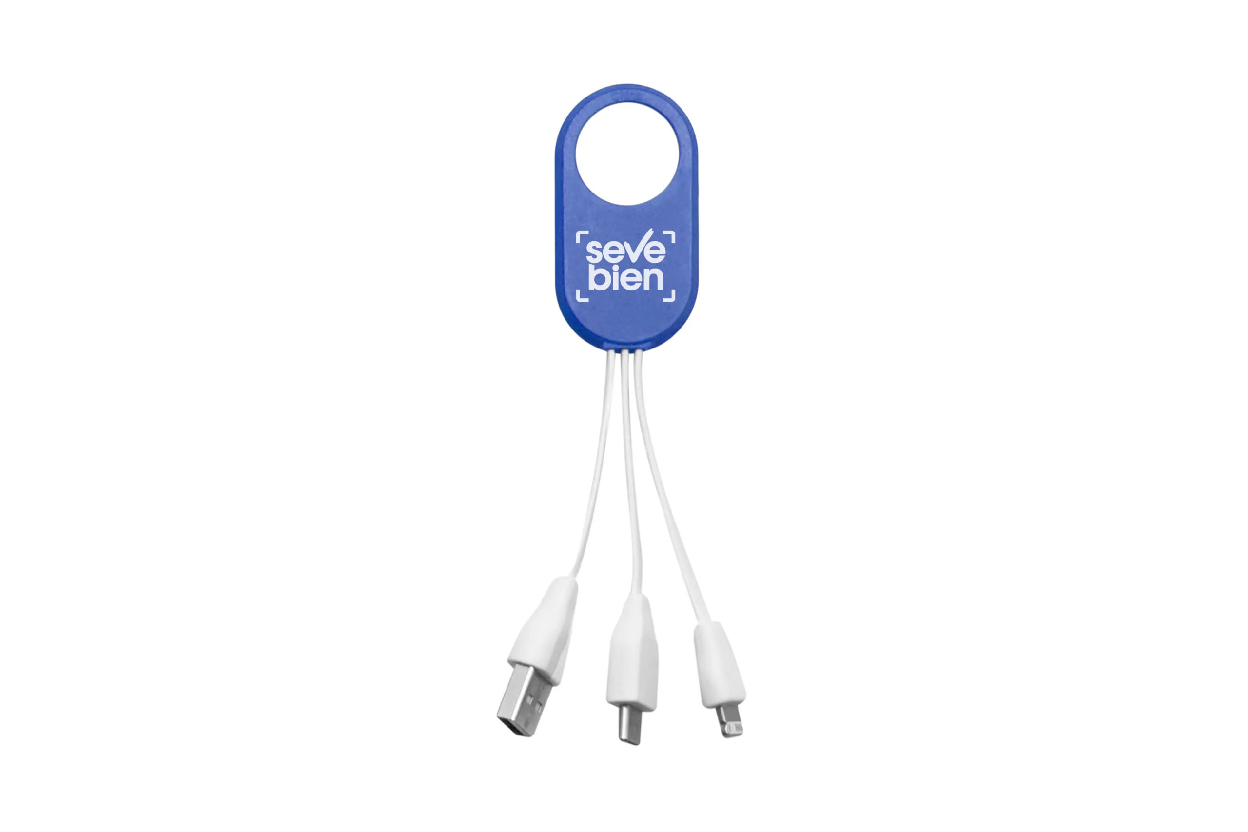 Cable adaptador Felin — Producto de plástico — personalizado con impresión de marca corporativa