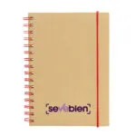 Libreta IBERICA — de papel — personalizada con impresión de marca corporativa