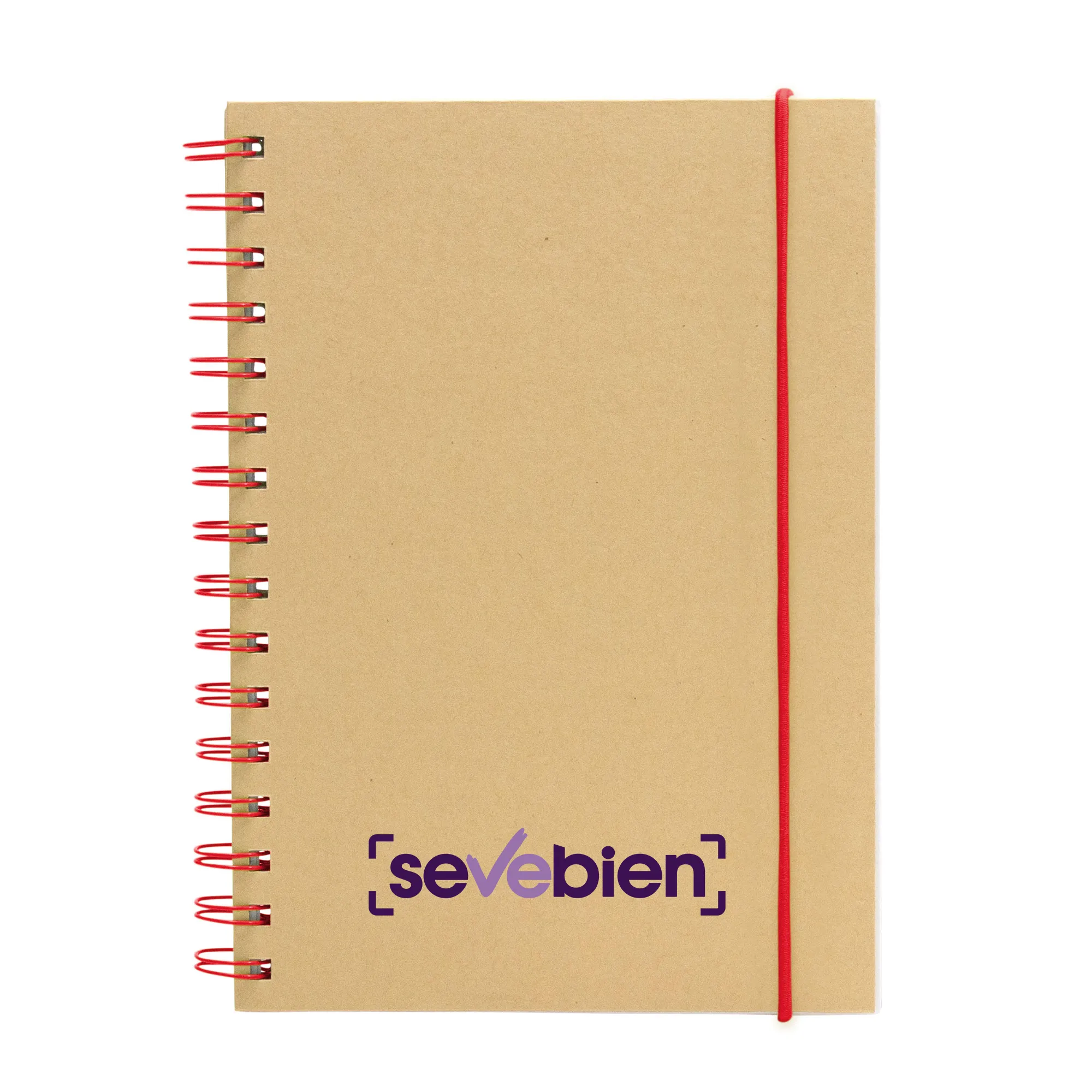 Libreta IBERICA — de papel — personalizada con impresión de marca corporativa