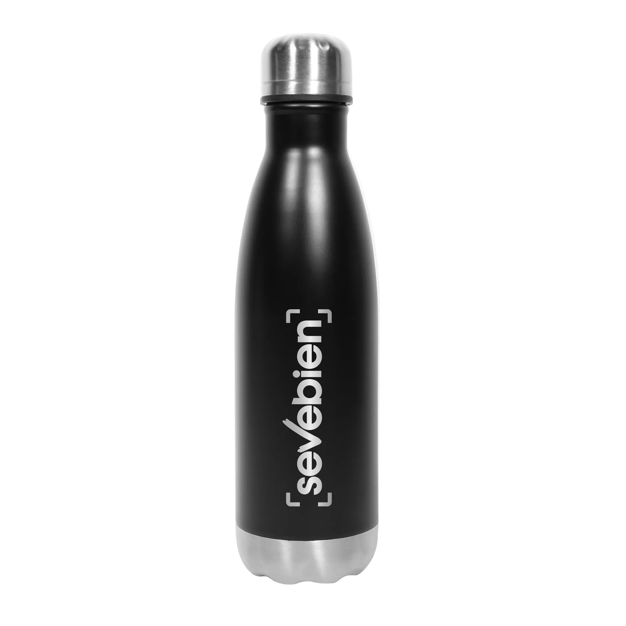 BOTELLA TÉRMICA MUAK — de acero inoxidable — personalizada con impresión de marca corporativa