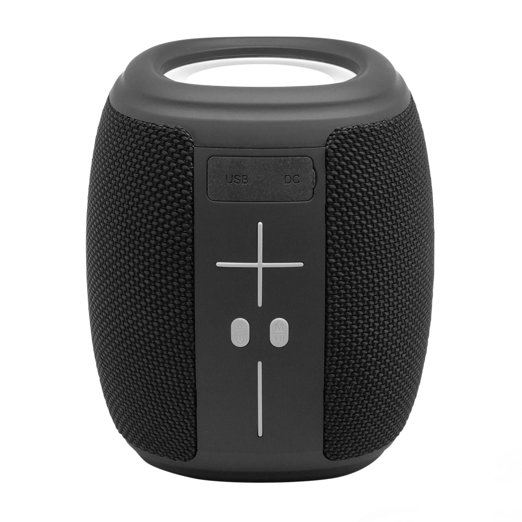 Parlante bluetooth DANCE — de plástico — personalizado con impresión de marca corporativa