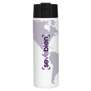 Botella térmica sublimable ALLY — de cerámica — personalizada con impresión de marca corporativa