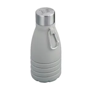 Botella Plegable Kalap — de acero inoxidable — personalizada con impresión de marca corporativa