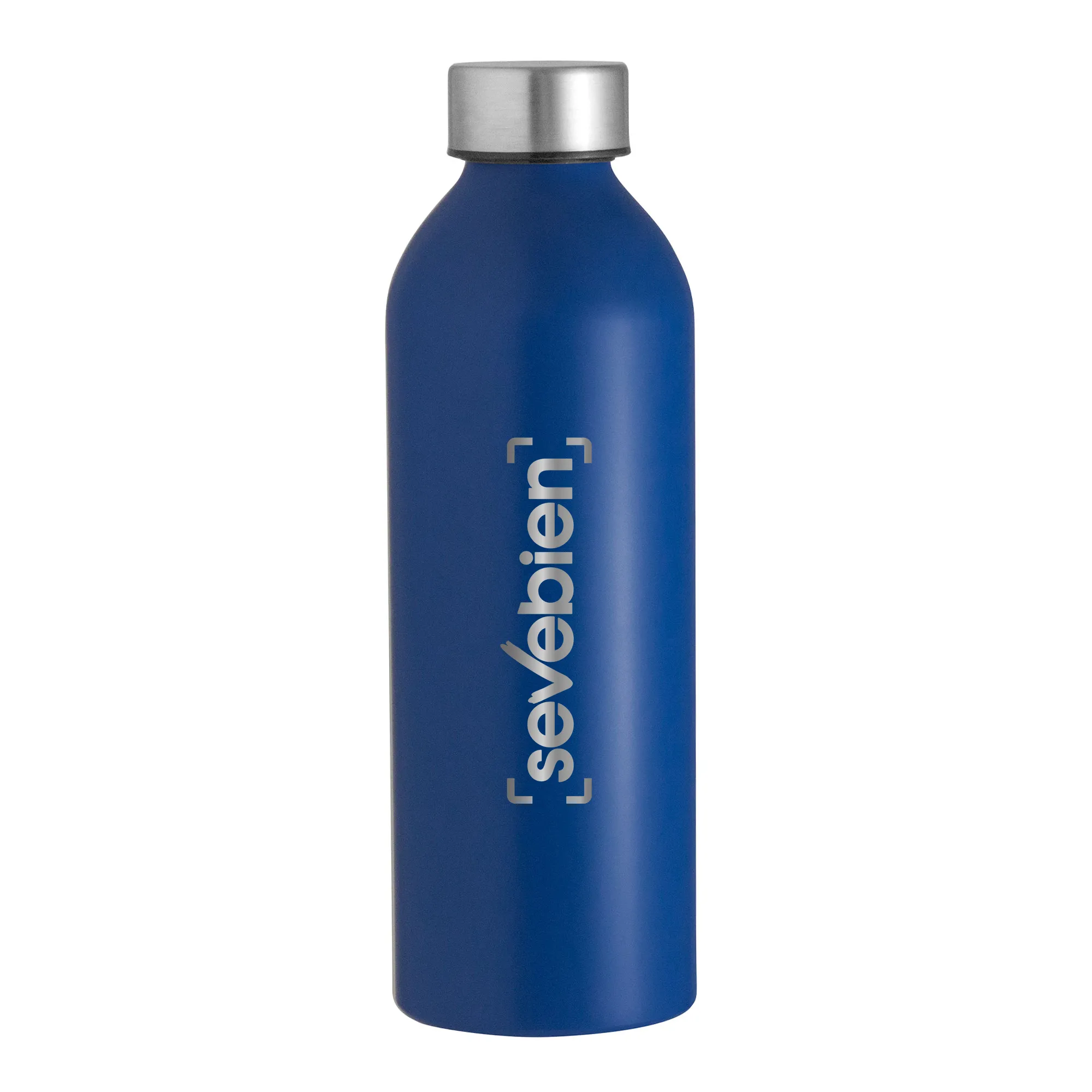 Botella TULUM — de acero inoxidable — personalizada con impresión de marca corporativa