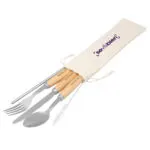Set de cubiertos MEALTIME — personalizado con impresión de marca corporativa
