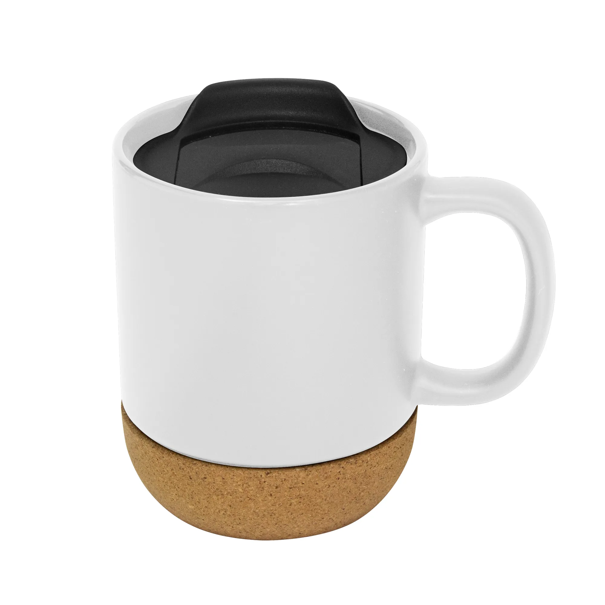Taza sublimable MIKA — vista lateral — para regalo empresarial con logo