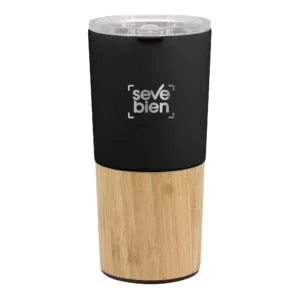 Mug térmico NORDICO — de cerámica — personalizada con impresión de marca corporativa
