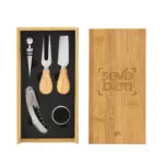 Set de vino y tabla para quesos Winchester personalizado con logo para empresas Chile