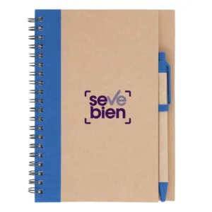 Libreta Ecologica — de papel — personalizada con impresión de marca corporativa